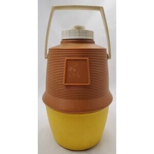 Vintage Poloron Sears Drink Cooler 1/2 Gallon Vacucel Insulated